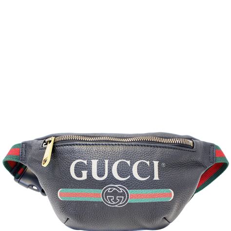 ebay gucci belt bag black|black gucci bum bag.